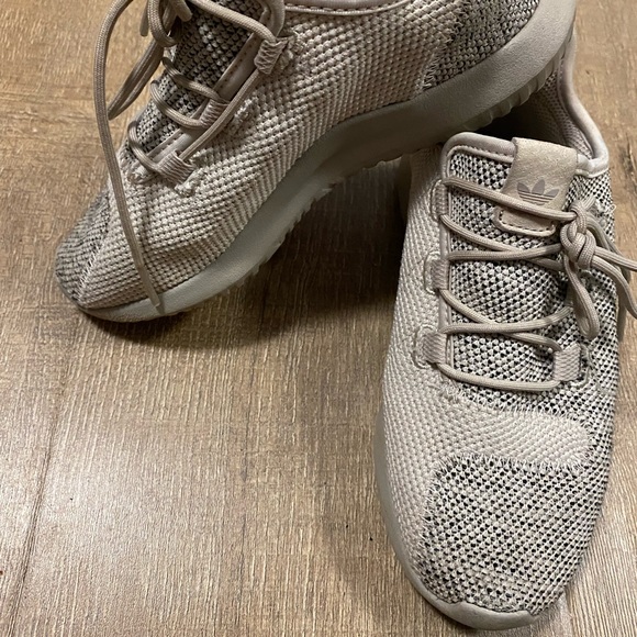 adidas tubular shadow knit clear brown